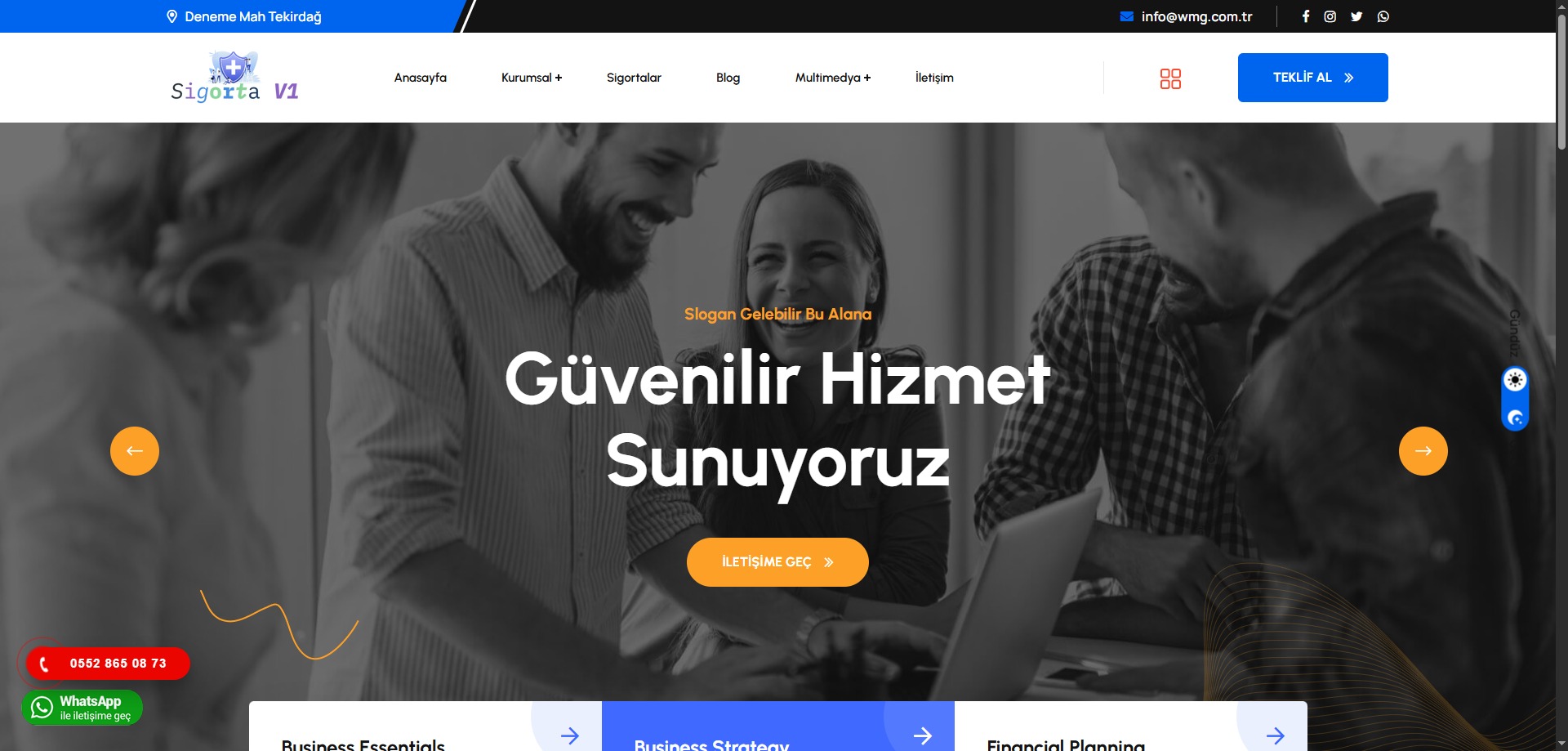 Sigorta Sitesi Scripti v1 | Online Sigorta Teklif ve Başvuru Scripti