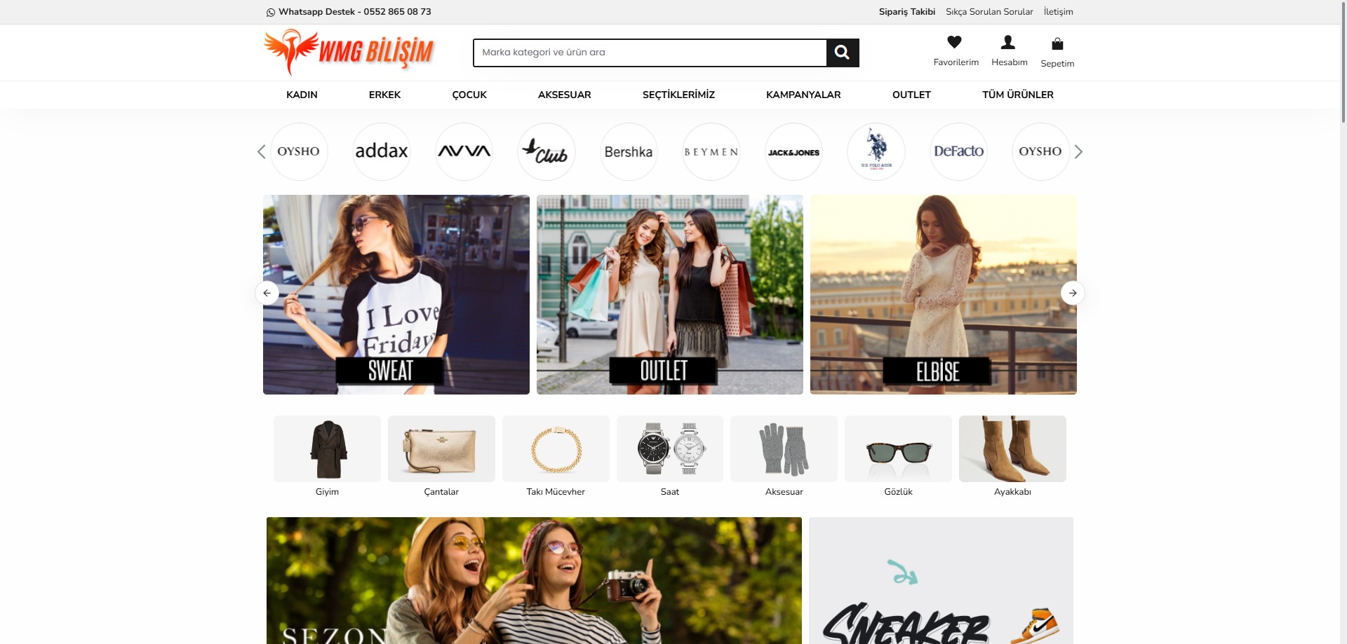 WMG Moda V2 E-Ticaret Yazılımı