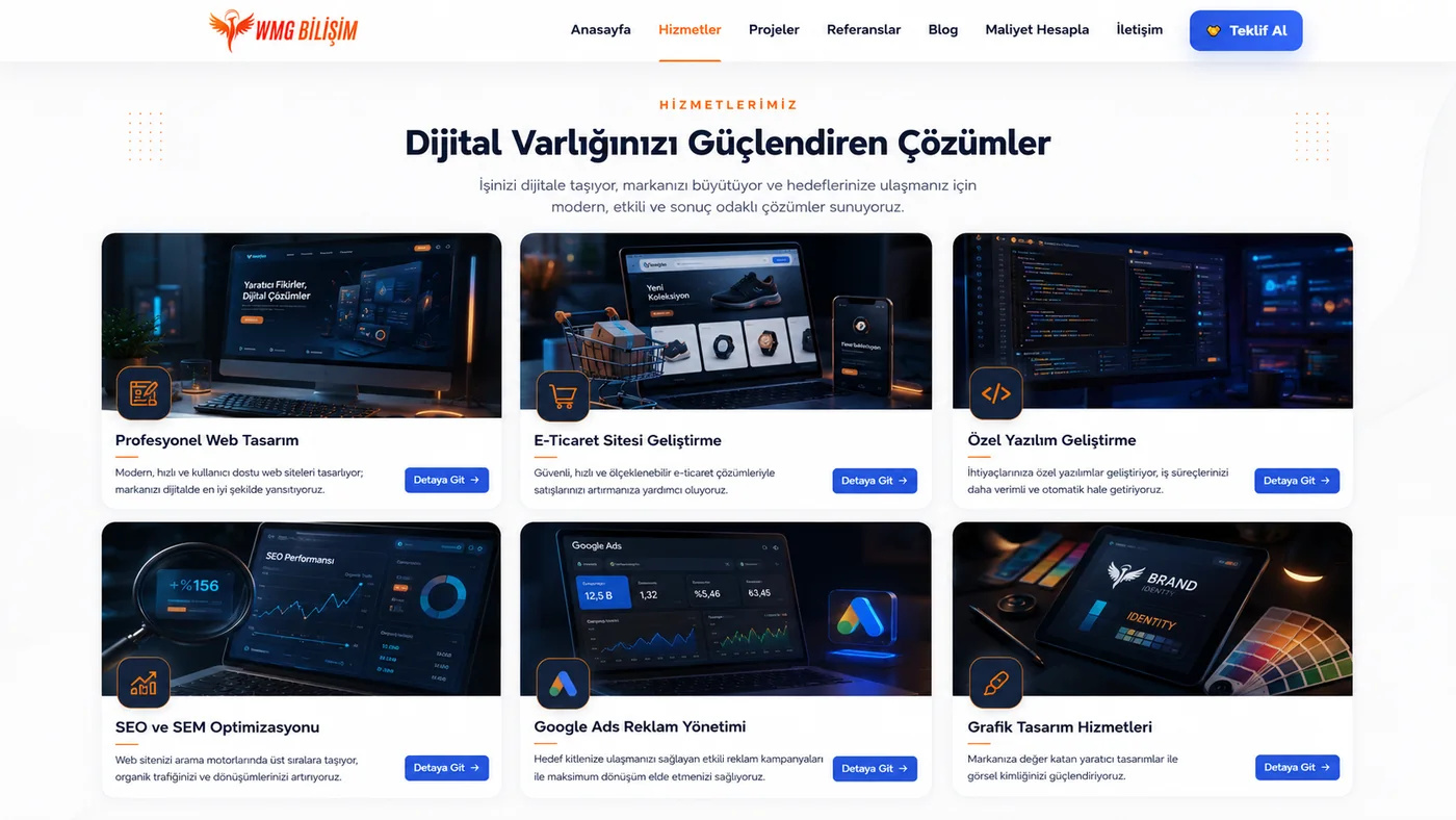 SEO ve Tasarım Dengesini Kuran Hizmet Sayfaları