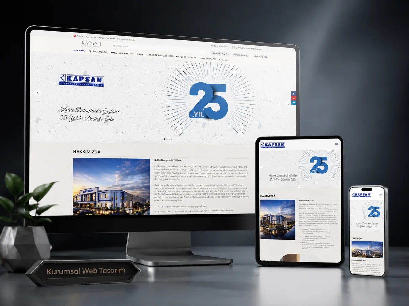 Kapsan Kurumsal Web Platformu