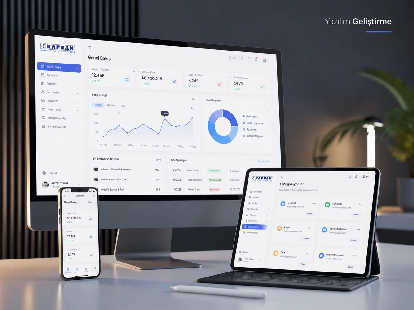 Web Yazılım ve Admin Panel