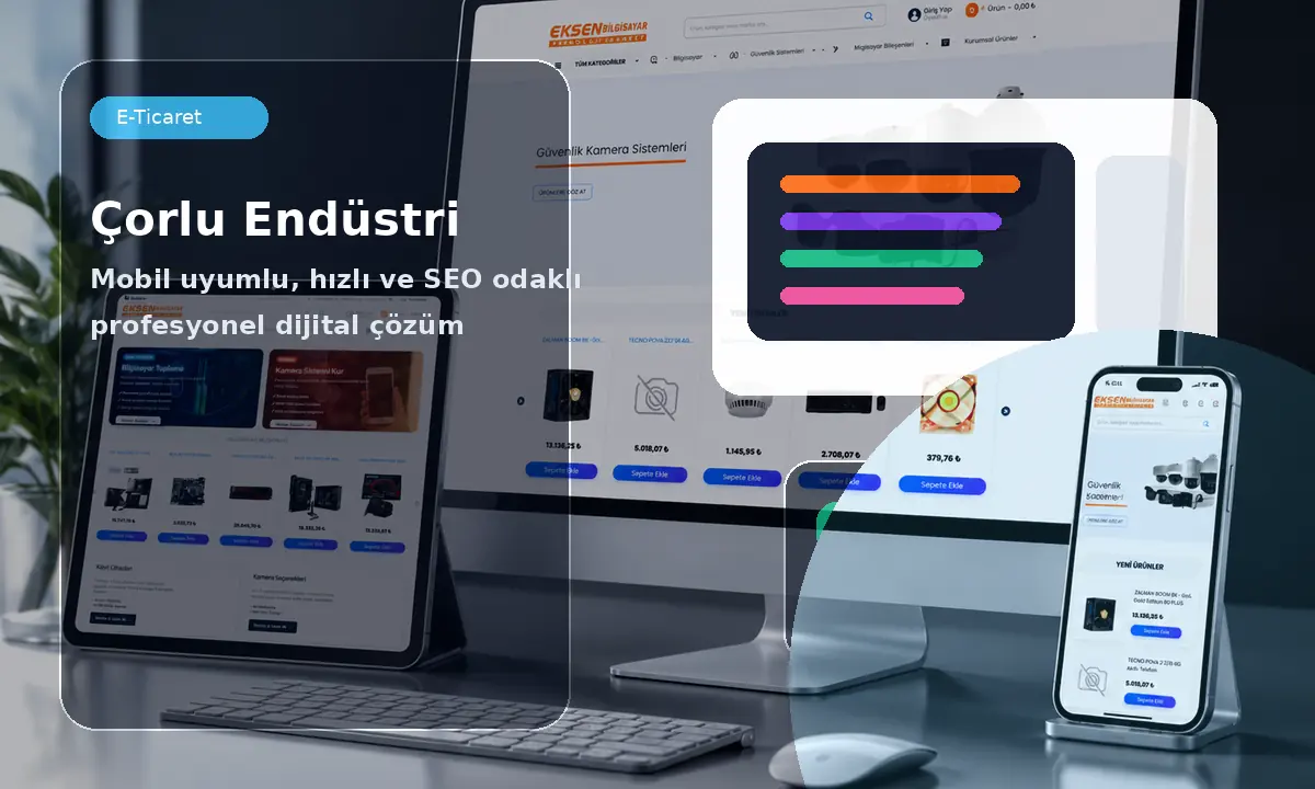 Çorlu Endüstri E-Ticaret Projesi #26