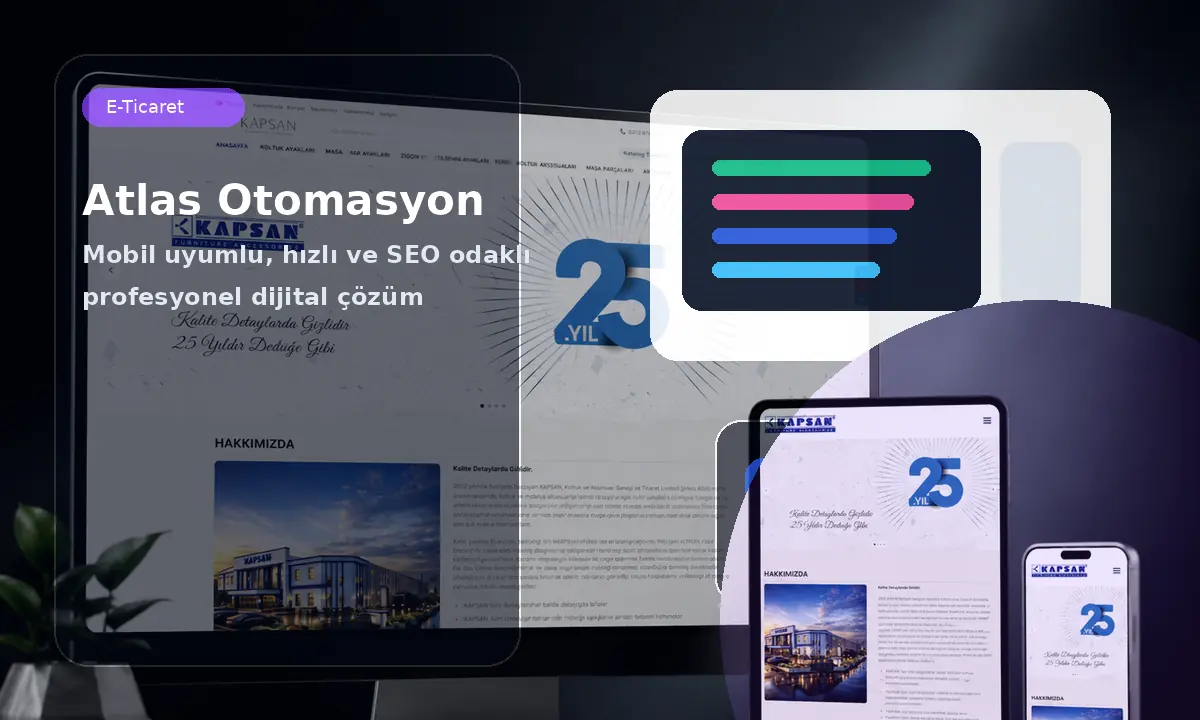Atlas Otomasyon E-Ticaret Projesi #34