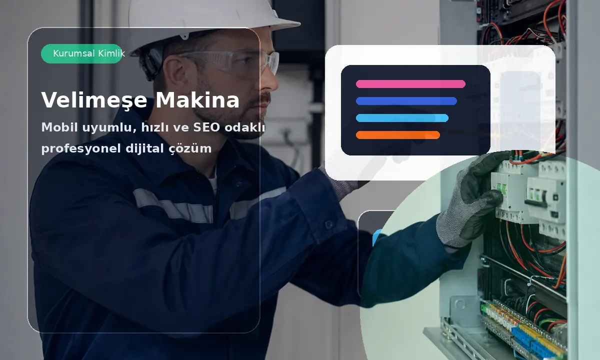 Velimeşe Makina Grafik Tasarım Projesi #47