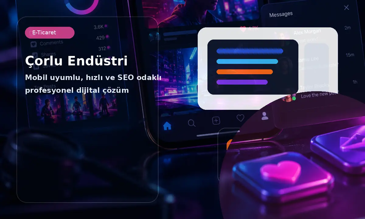 Çorlu Endüstri E-Ticaret Projesi #66