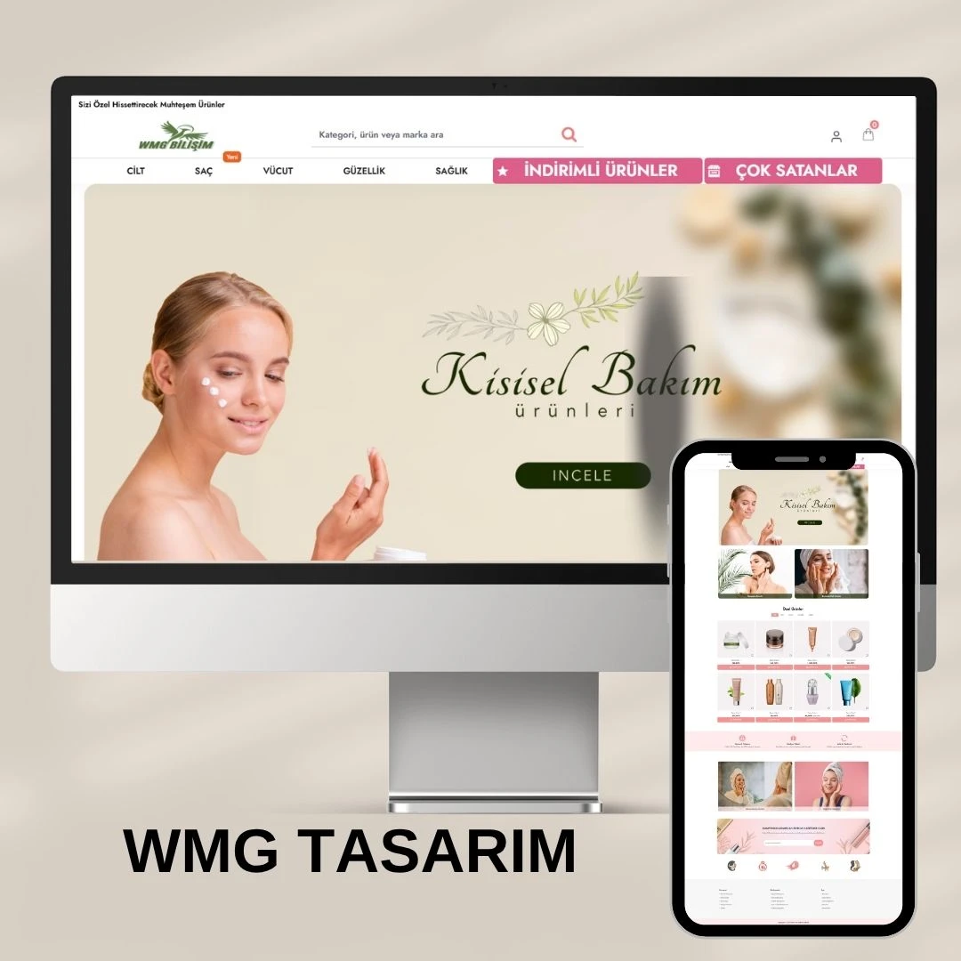 E-Ticaret Vitrin Web Sitesi