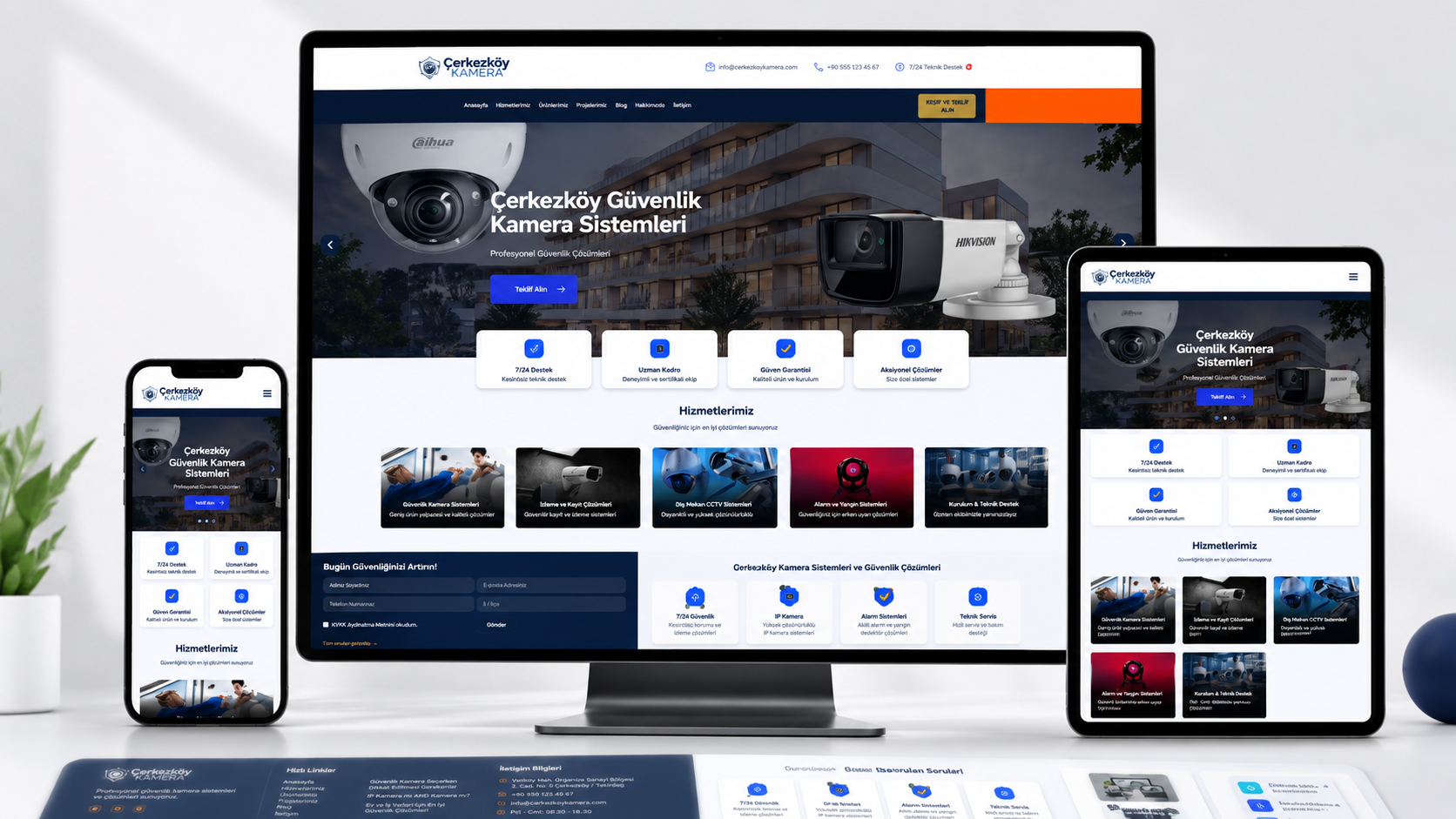 Kamera Sistemleri Web Sitesi